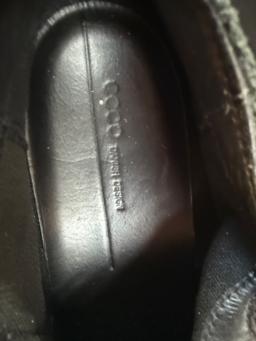 Ecco Black Leather Women's Chukka Boots with Side Zip - Picture 7 of 8